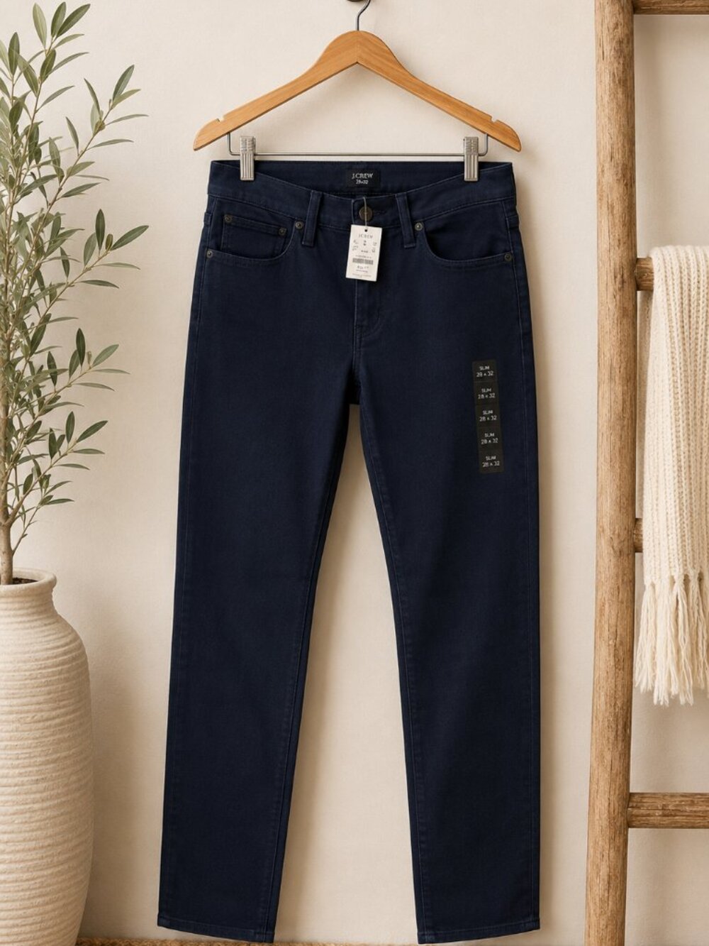 J.Crew Men’s Navy Stretch Pants 29x32 BK228 NWT $128